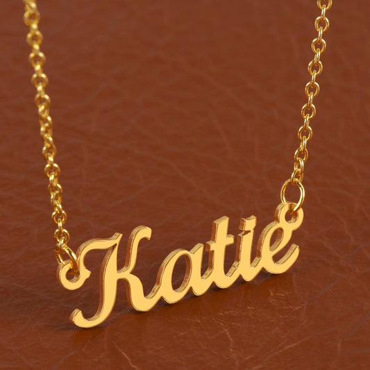Personalized Name Necklace- Message Card- Best Message Gift Idea- Best Name Necklace